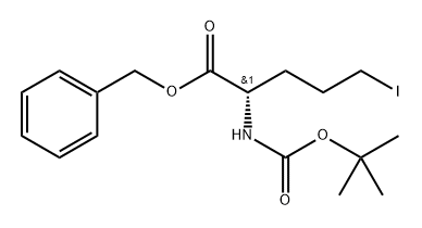 N-Boc-5-iodo-L-norvaline benzyl ester 结构式