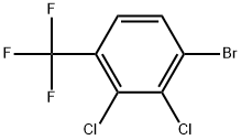 1-Bromo-2,3-dichloro-4-(trifluoromethyl)benzene 结构式