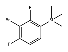 (3-bromo-2,4-difluorophenyl)trimethylsilane 结构式