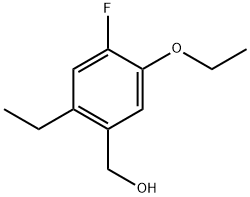 5-Ethoxy-2-ethyl-4-fluorobenzenemethanol 结构式