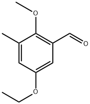 5-ethoxy-2-methoxy-3-methylbenzaldehyde 结构式