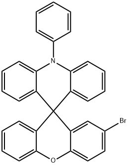 2′-溴-10-苯基螺[吖啶-9(10H),9′-[9H]氧杂蒽] 结构式