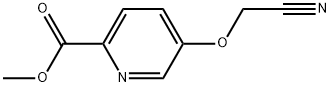 Methyl 5-(cyanomethoxy)-2-pyridinecarboxylate 结构式