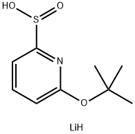 lithium(1+) ion 6-(tert-butoxy)pyridine-2-sulfinate 结构式