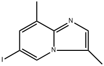 6-iodo-3,8-dimethylimidazo[1,2-a]pyridine 结构式