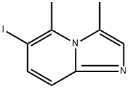 6-iodo-3,5-dimethylimidazo[1,2-a]pyridine 结构式