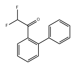 1-([1,1'-Biphenyl]-2-yl)-2,2-difluoroethanone 结构式