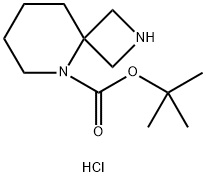 2,5-二氮杂螺[3.5]壬烷-5-羧酸叔丁酯盐酸盐 结构式