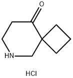 6-氮杂螺[3.5]壬基-9-酮盐酸盐 结构式