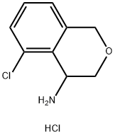 5-chloroisochroman-4-amine hydrochloride 结构式