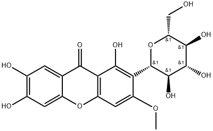 高芒果苷 结构式