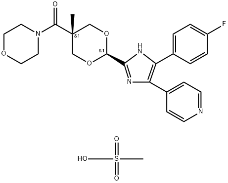 化合物 RPR-200765A MESYLAYTE 结构式