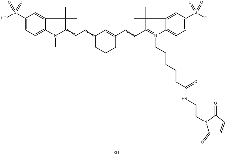 Sulfo Cy7 Maleimide 结构式