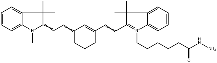 Cy7-酰肼 结构式