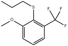 (2-methoxy-6-(trifluoromethyl)phenyl)(propyl)sulfane 结构式