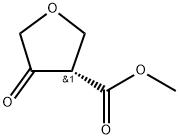 (S)-4-氧代四氢呋喃-3-羧酸甲酯 结构式