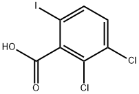 2,3-Dichloro-6-iodobenzoic acid 结构式