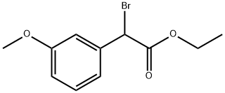 Benzeneacetic acid, α-bromo-3-methoxy-, ethyl ester