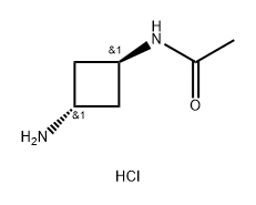 N-((1R,3R)-3-氨基环丁基)醋胺石二盐酸 结构式