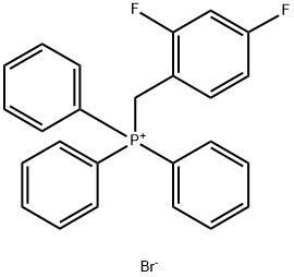 Phosphonium, [(2,4-difluorophenyl)methyl]triphenyl-, bromide (1:1) 结构式