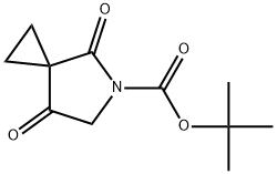 Tert-Butyl7-Oxo-5-Azaspiro[2.4]Heptane-5-Carboxylate 结构式