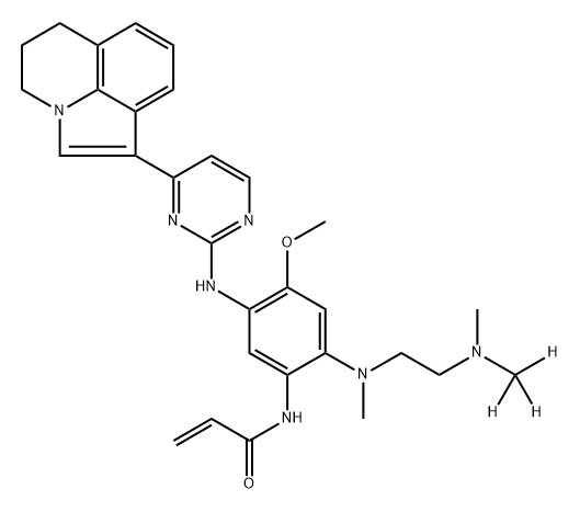 奥希替尼杂质11-D3 结构式