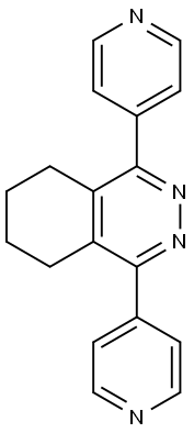 1,4-二(吡啶-4-基)-5,6,7,8-四氢二氮杂萘 结构式