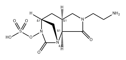SULFURIC ACID, MONO[(1R,4R,5AS,8AS)-7-(2- AMINOETHYL)OCTAHYDRO-2,8-DIOXO-3H-1,4- METHANOPYRROLO[3,4- 结构式