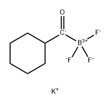 环己烷羰基三氟硼酸钾 结构式