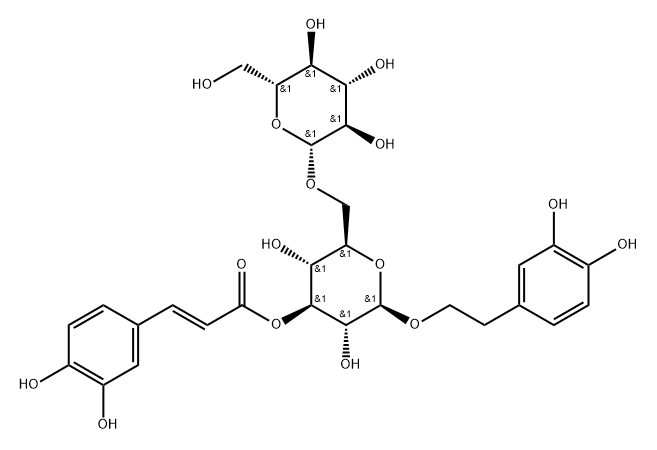 化合物ISOLUGRANDOSIDE 结构式