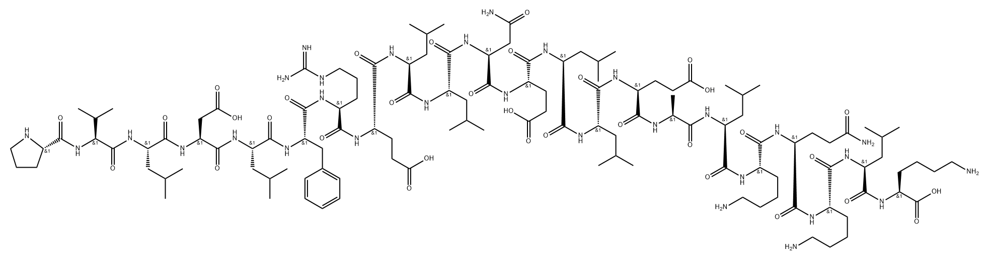 激活效能多肽APOA-I MIMETIC PEPTIDE 结构式