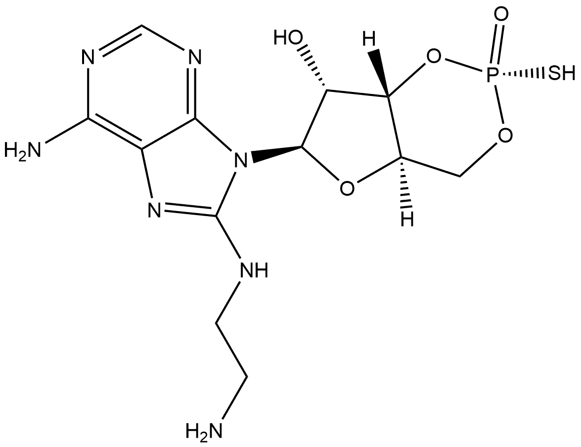 Rp-8-AEA-cAMPS 结构式