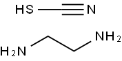 1,2-Ethanediamine, compd. with thiocyanic acid (1:2) 结构式