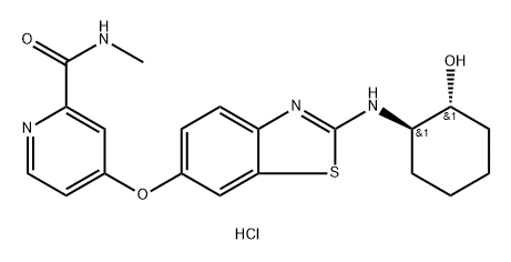 BLZ945 DIHYDROCHLORIDE 结构式