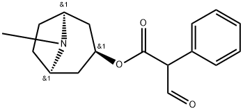Α-甲酰基苯乙酸托品酯 结构式