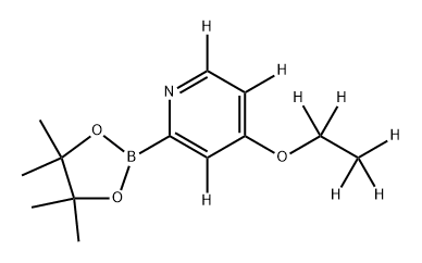4-(Ethoxypyridine-d8)-2-boronic acid pinacol ester 结构式