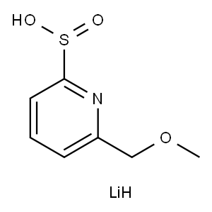 Lithium(1+) ion 6-(methoxymethyl)pyridine-2-sulfinate 结构式