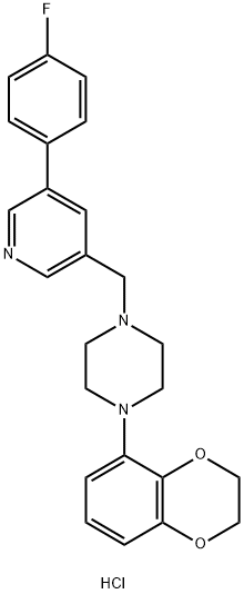 化合物 ADOPRAZINE HYDROCHLORIDE 结构式