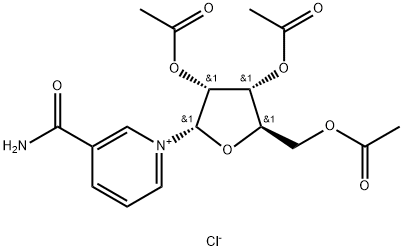 2,3,5-Triacetyl-α-nicotinamide-D-ribofuranose Chloride 结构式