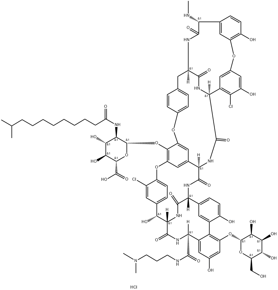 达巴万星盐酸盐 结构式