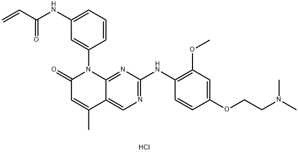 EGFR-IN-1 hydrochloride 结构式