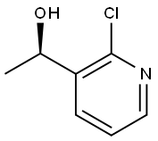 (R)-1-(2-氯吡啶-3-基)乙醇 结构式