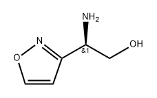 (R)-2-amino-2-(isoxazol-3-yl)ethan-1-ol 结构式