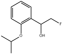 α-(Fluoromethyl)-2-(1-methylethoxy)benzenemethanol 结构式