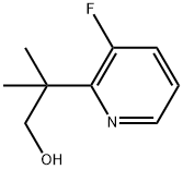 2-(3-氟吡啶-2-基)-2-甲基丙-1-醇 结构式