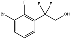 2-(3-溴-2-氟苯基)-2,2-二氟乙烷-1-醇 结构式