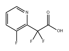 2,2-difluoro-2-(3-fluoropyridin-2-yl)acetic acid 结构式