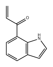 1-(1H-indol-7-yl)prop-2-en-1-one 结构式