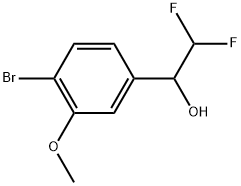 4-Bromo-α-(difluoromethyl)-3-methoxybenzenemethanol 结构式