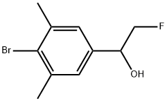 4-Bromo-α-(fluoromethyl)-3,5-dimethylbenzenemethanol 结构式